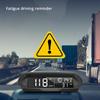 Digital Solar Energy HUD Display With 1000mAh Battery For Vehicle Real Time Information Automatic Brightness Adjustment