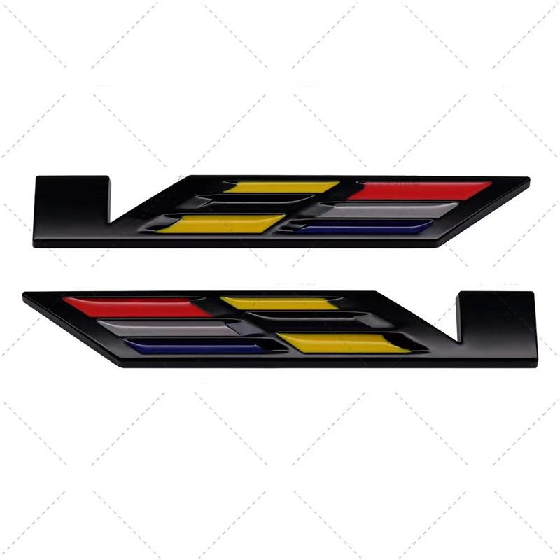 Cadillac CT5 ATS LXT CT6 XT4 XT5 Fender Emblem V Sticker Upgrade