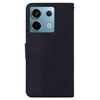 For Xiaomi Redmi Note 13 Pro 5G/Poco X6 5G Leather Flip Phone Case Wallet Cover Geometry Pattern