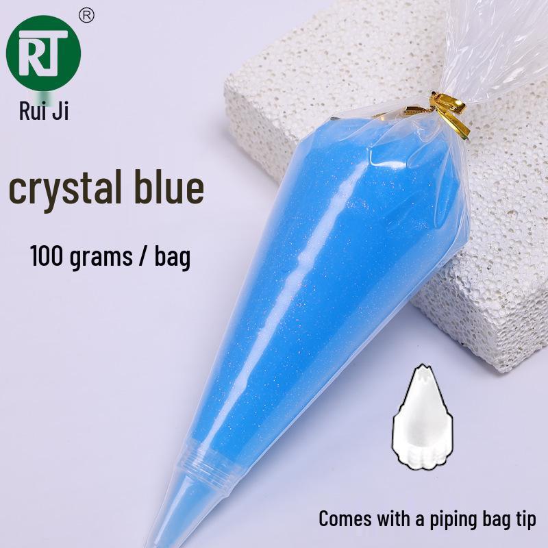 Rui Ji 100g Colla Cristallo Trasparente - A Base d'Acqua, Crema Simulazione Mescolanza Colori