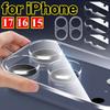 3PCS Tempered Glass Camera Lens Protectors for iPhone 17 ProMax/17 Pro/16 Pro/15 Plus HD Clear Waterproof Lens Protective Films