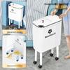Large Smart Sensor Trash Can with Lid for Kitchen, Living Room, Office, and Bathroom - High-Leg Design & Large Capacity