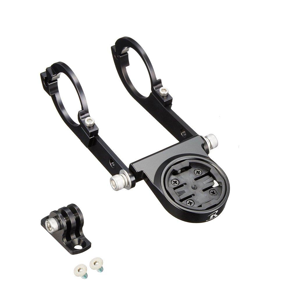 Type 19 Bike Mount for Garmin and Shimano Sports Cameras Compatible with Handlebars REC-Mount Out-Front Edge, GoPro, (19-GM+GP) - 31.8mm (Standard