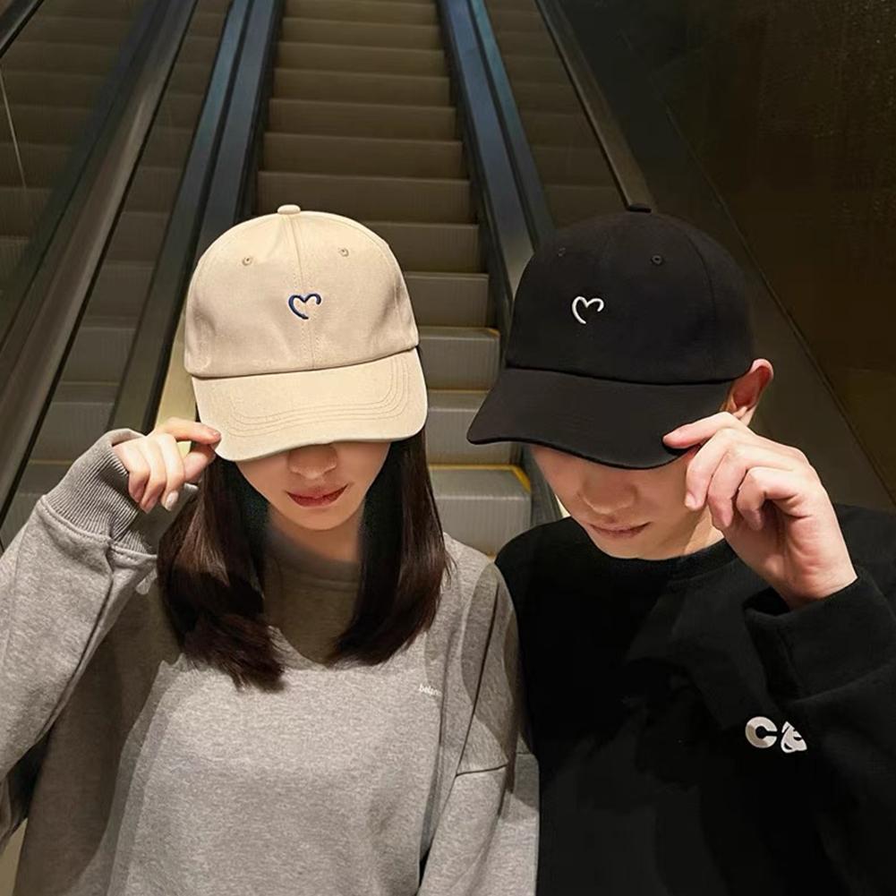 Unisex Hat Plain Curved Sun Visor Hat Outdoor Use Dust Resistant Baseball Cap One Tone Trendy Izable Fit Leisure Caps Men and Women