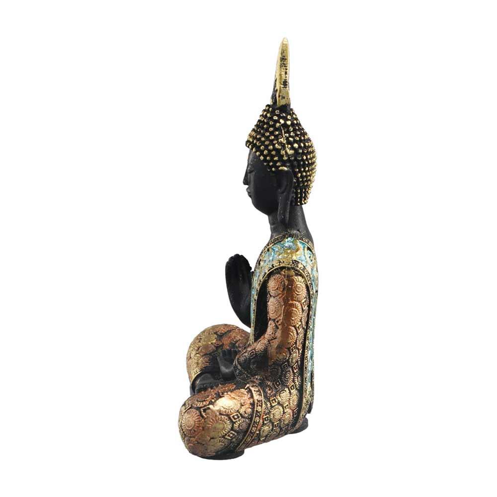 Home Decor Meditation Hand Made Buddhist Statue Resin Crafts Porch Ornaments Fengshui Sculpture