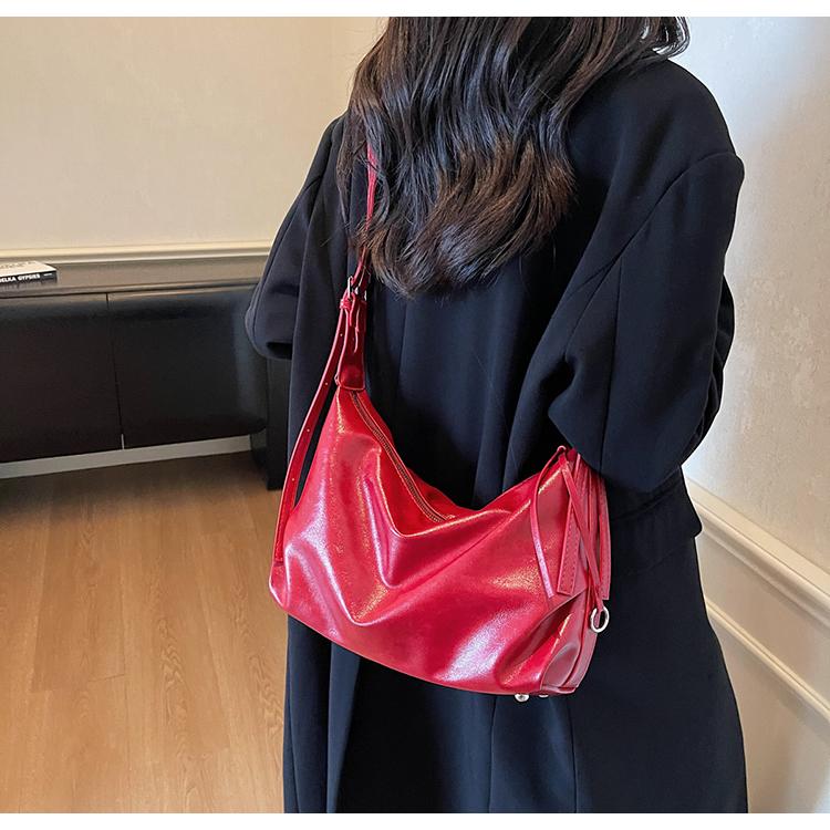 PU Solid Color Zipper Casual Crossbody Bags Temperament Fashi Ladies Bags Sale 2026 Brand Large Capacity Versatile Handbags