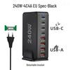 240W GaN PD Multi-Port Charger for Phones and Laptops - High Power Desktop Charging Station