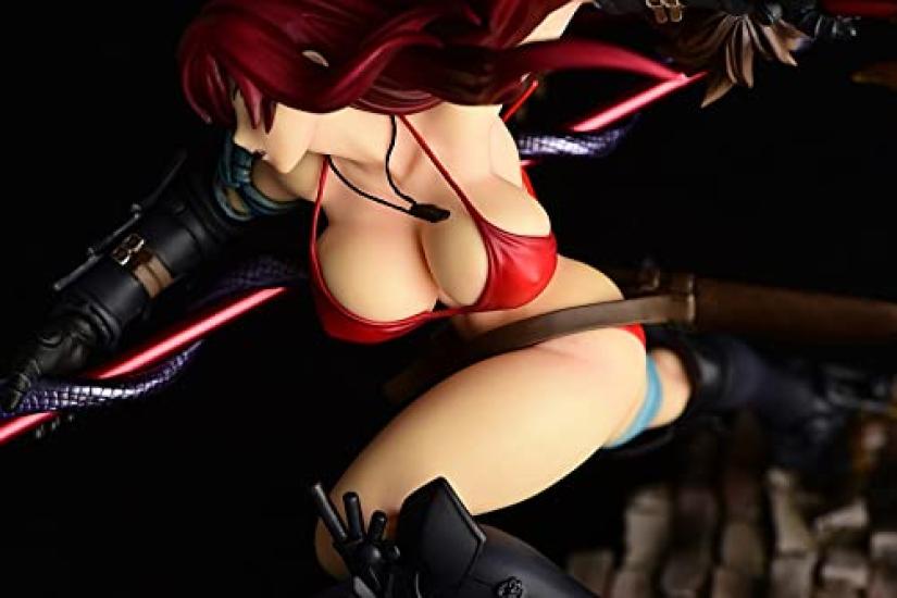 Orca Toys Erza Scarlet the Knight Another Black Scale PVC Figure ver. Color Armor 1/6 Pre-painted
