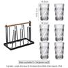 ZISIZ Glacier Pattern Universal Glass Set