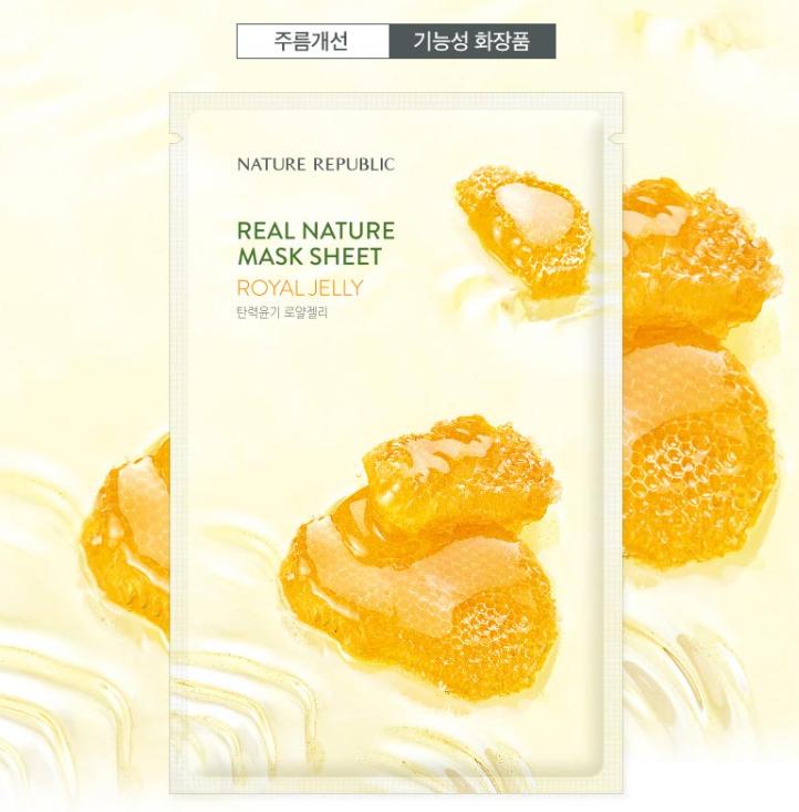 Nature Republic Feuille de masque Real Nature (10 feuilles)
