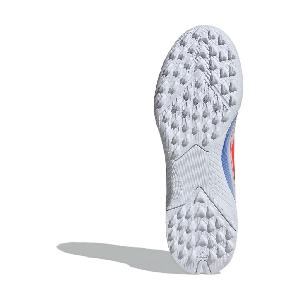 Adidas F50 League Abrasion Resistant Low top Kids' Soccer Shoes White Blue Red IF1372
