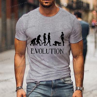 Vtipné BDSM Evolution tričká pre mužov ženy Harajuku BDSM Evolution trendový streetový štýl okrúhly výstrih krátky rukáv unisex tričko