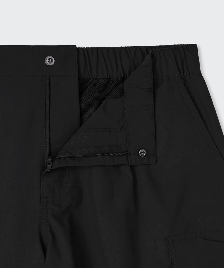 MUSINSA STANDARD [City Leisure] Np Belted Cargo Shorts [Black]