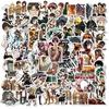 100PCS Mix Anime Collection Stickers Waterproof DIY Graffiti Phone Laptop Luggage Guitar Notebook Cup Cartoon Stickers Kids Toy