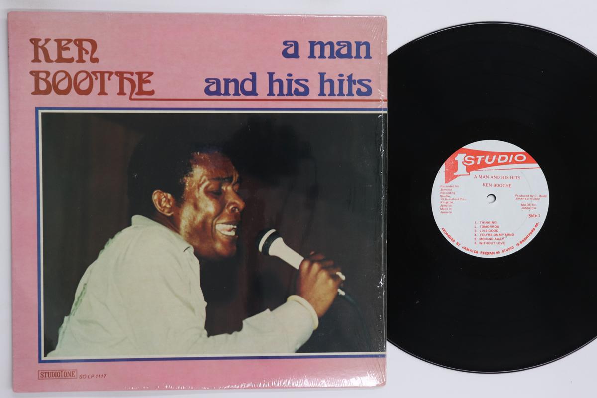 

LP Record KEN BOOTHE A Man And His Hits SOLP1117 STUDIO ONE Jamaica Reggae Ska Dub Used