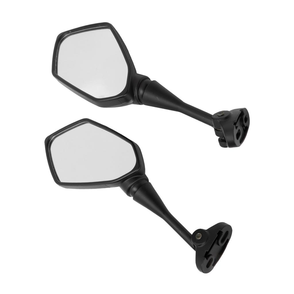 Pair Motorcycle Rearview Mirrors Black Visibility Replacement for Honda CBR F4 Racing