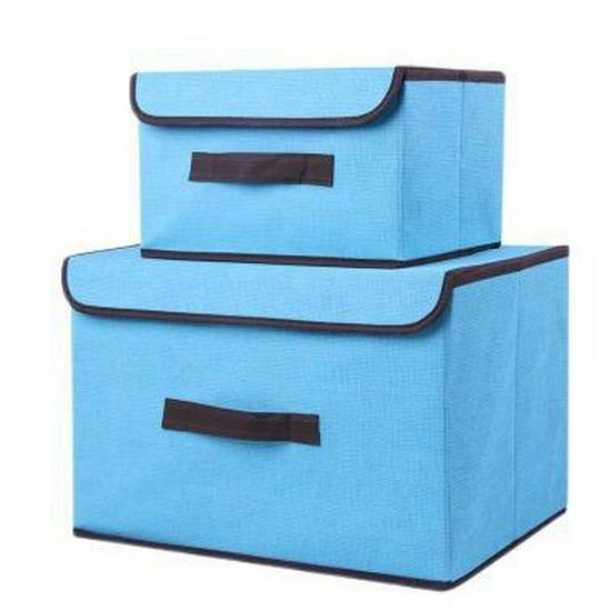 Large Capacity Foldable Non-Woven Fabric Storage Bin for Home Organization