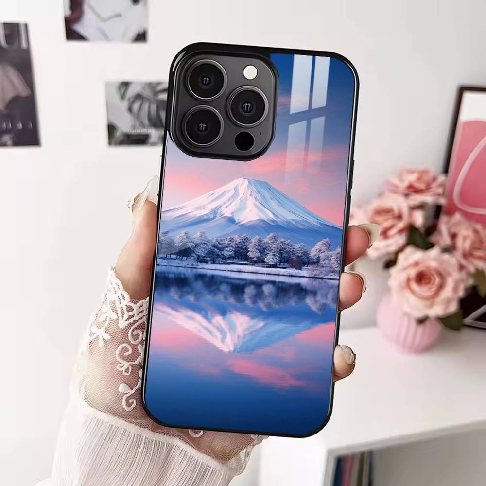 Mount Fuji Sunset Phone Case For iPhone 17,16,15,14,13,12,Plus,Pro,Max For Magsafe Magnetic Wireless Charge