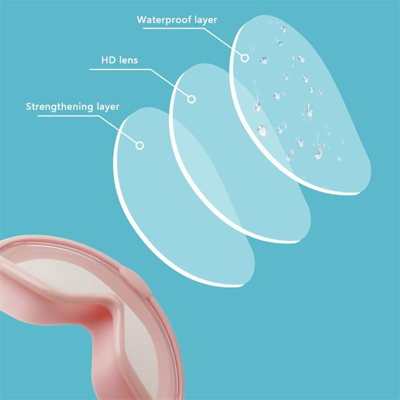 Professional Swimming Goggles for Children Swim Glasses Earplugs Adjustable Waterproof Anti Fog UV Protection Kids Swim Eyewear