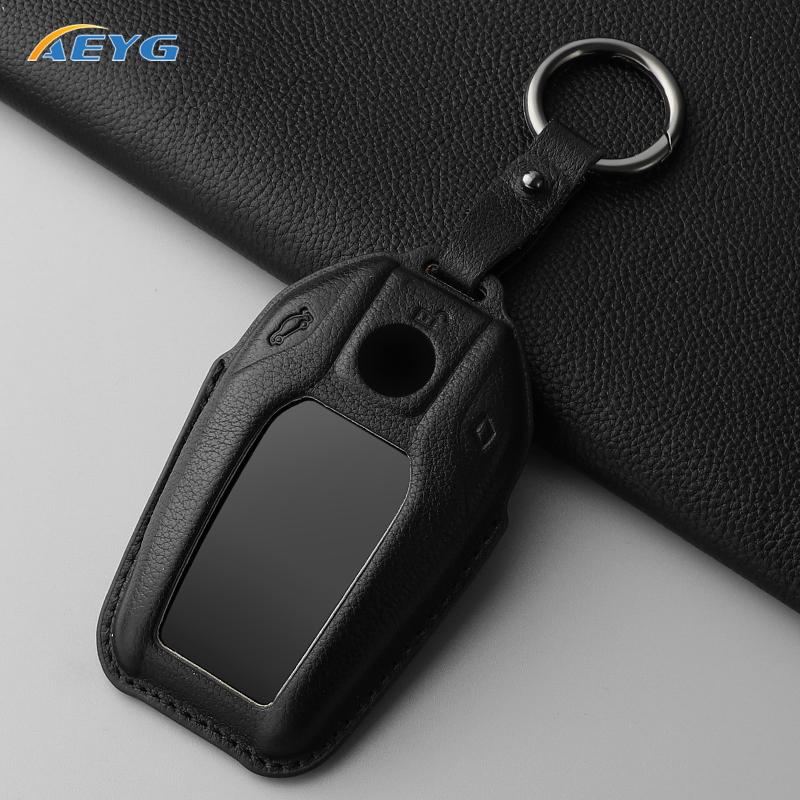 Leather Car Key Case Full Cover for BMW 5 7 series G11 G12 G30 G31 G32 i8 I12 I15 G01 X3 G02 X4 G05 X5 G07 X7 key chain