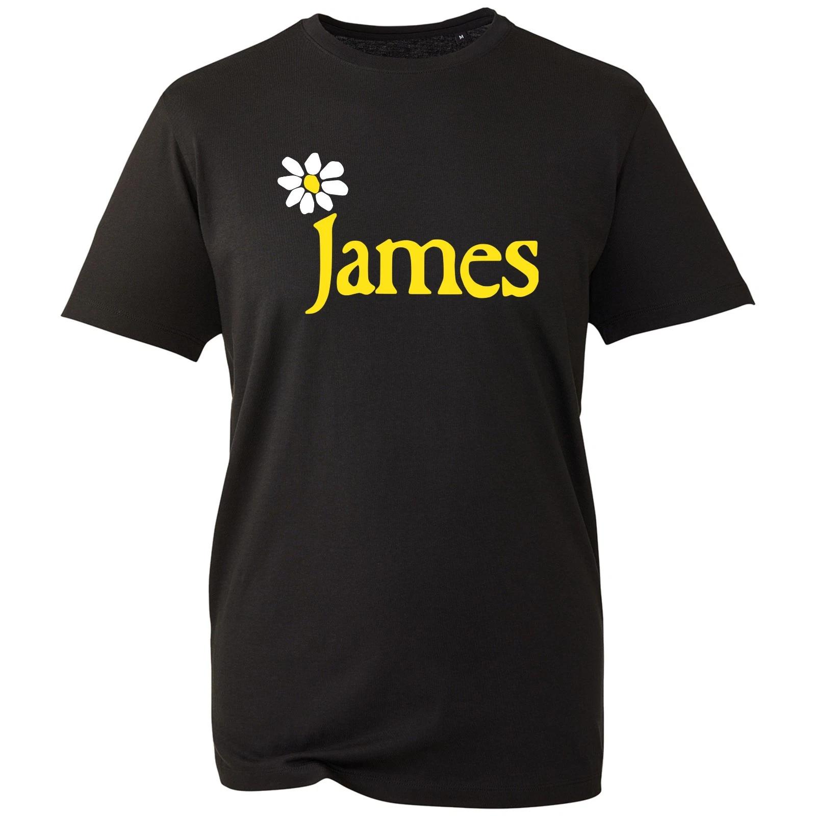 

James Music Band T-Shirt, Daisy Logo Indie Rock Music Band Britpop Fans Gift Tee 3XL