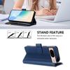 For Google Pixel 8a Leather Case 9 Card Slots Zipper Wallet Stand Phone Cover with Wrist Strap