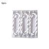 X 6 Candy Cane Glitter Hanging Christmas Tree Decoration Santa Ornament Xmas