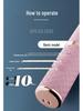 Women's Vibrating Massage Wand with Telescopic Motion and Stimulating Functions