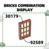 Non-Toxic 47Pcs/Lot 92589 Door Window Frame Block Moc Color Accessories Compatible With Brick Diy Children'S Toy Assembly Parts