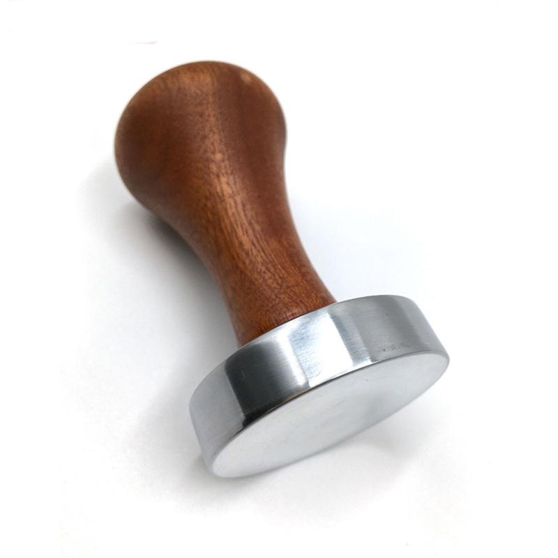 Espresso Coffee Tamper Coffee Powder Hammer Hand Tamper Tool Reusable Flat Base Coffee Bean Press for  Durable