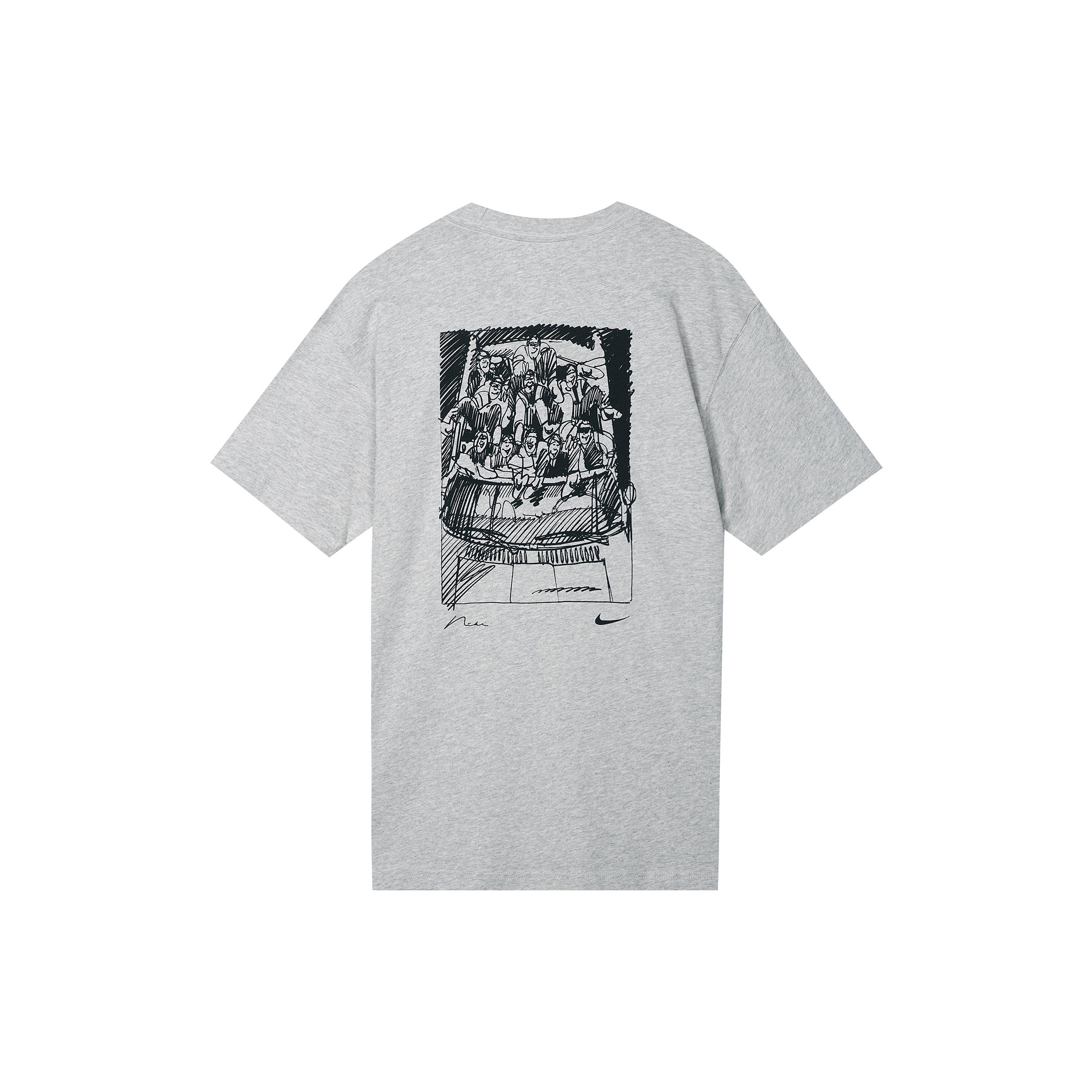 

Новая мужская футболка Nike с рукавом реглан, светло-серая, DR7768-050 L