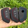 Car Key Cover for VW Golf 8 Mk8 2020 for Skoda Octavia 4 8 A8 MK4 Group 2021 Seat Leon Remote Control Cases Keychain Holder