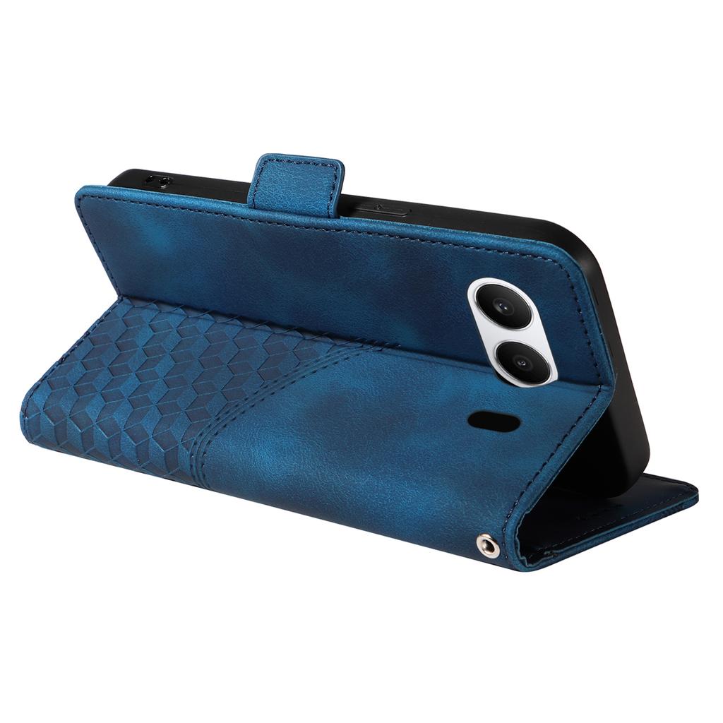 For OnePlus Nord 4 Case PU Leather Phone Cover Rhombus Starry Imprinted