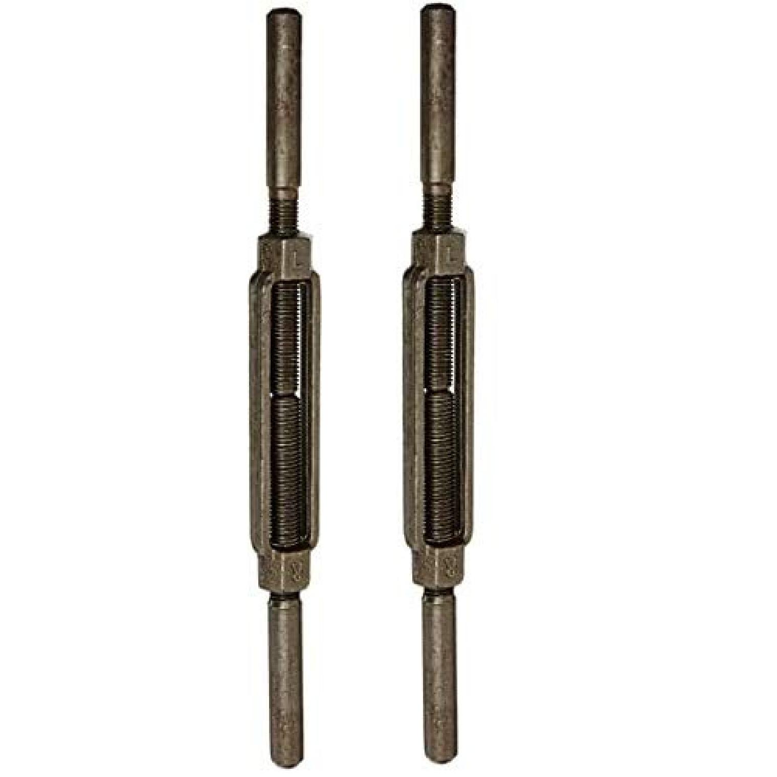 

Indusco 93900336 Талреп с кованым оцинкованным стальным концом-заглушкой без покрытия, предел рабочей нагрузки 5200 фунтов, диаметр резьбы 3/4 x ход 6 , 17