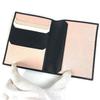 MIUMIU 5MD001 Business Card Holder Pass Case logo Bifold Stationery Card Case