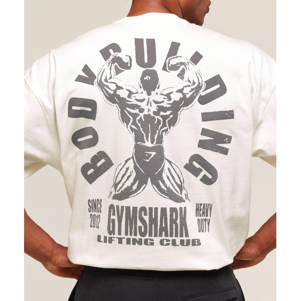 Gymshark LifTing Club Flex T shirT sofT whiTe A2b8m Wcmy