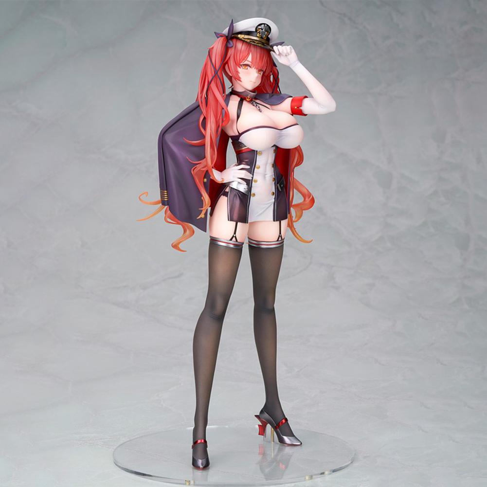 Anime Game Figure USS Honolulu Sailor Suit Cos Girls Action Figure Pvc Model USS Honolulu Figurine Desk Car Decorations Toy Gift