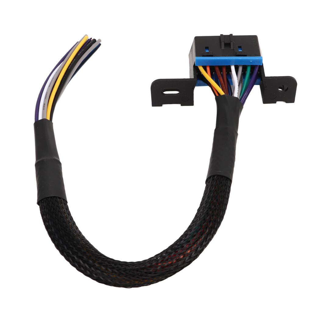 OBD2 Female to Open Cable 16PIN Durable Rugged Wear Resistant Dash Port Pigtail Fixed Wire Harness