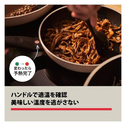 Ballarini LEDRO Ceramic Frying Pan, 26cm, Made In Italy, PFAS-Free, Induction Compatible, Ceramic Coating, [Official Japanese Product] LEDRO Z1027-797