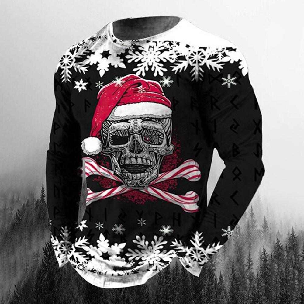 Men's Long Sleeve Graphics No Hunting Animals Leisure Sports Outdoor Sports T-Shirt Fitness Retro Classic Long Sleeve Top