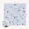 Set of Vinyl Tiles Easy Installation Pattern with Stone Fragments 9x30x30 cm