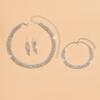 Fashion Necklace Earrings Bracelet Three-piece Set Wedding Dress Jewelry Accessories Bridal Accessory Set