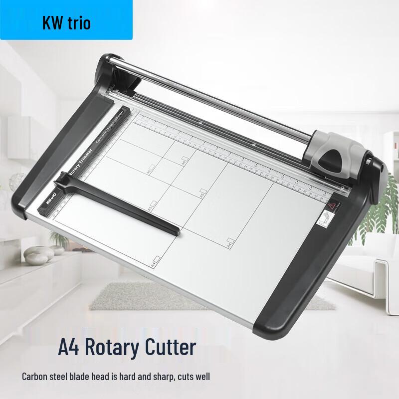 KW-triO Smooth Sliding A4 Paper Cutter