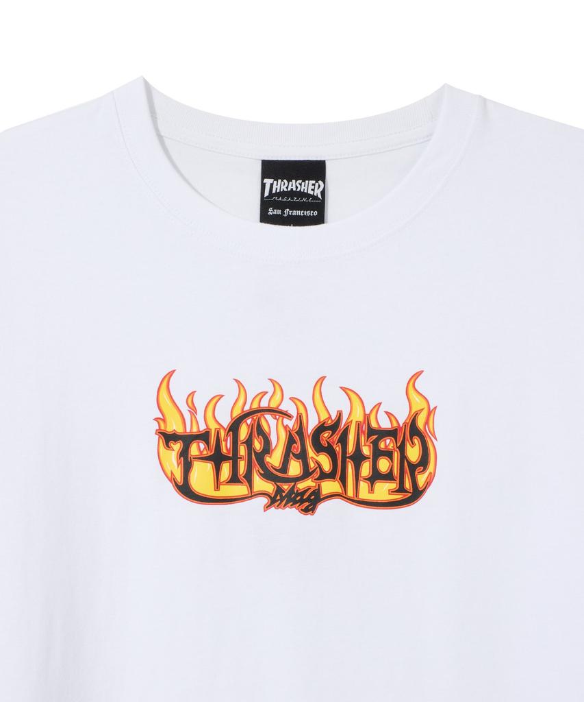 Treasure Fire Logo Short Sleeve T-Shirt White