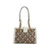 Gucci Padlock Metal Lock Tote Bag With Berry Print And Logo Canvas And Leather Women Tote Bag Ebony White 498156-UM6AG-8295