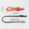 Heavy Duty Paracord Lanyard Necklace Whistles Strap Braided Keychain Lanyard for Outdoor Activities,Camera,Wallets Keys