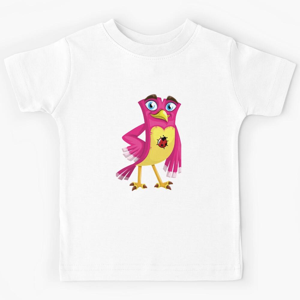 CUTE BIRD & CUTE LADYBUG Kids T-Shirt 170