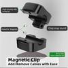6-Pack Magnetic Cable Clips - Adjustable Cord Organizer for Desk Wire Management, Mouse & Earphone Cable Protector Holder