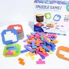 Kids Tangram Jigsaw Puzzle Toy Geometry Colorful Logical Thinking Game Montessori Education Math Toy For Kids Brain Training