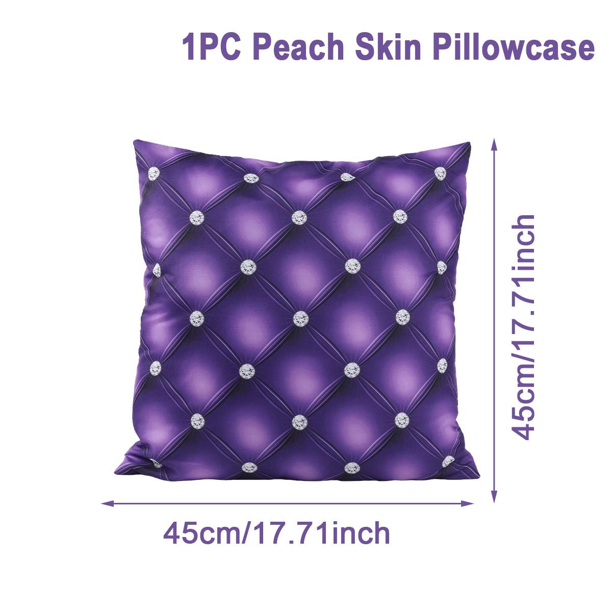 

45x45 см наволочка в клетку с клетчатым узором персиковая кожа бархатная наволочка без наполнителя домашний диван наволочка наволочка фиолетовый